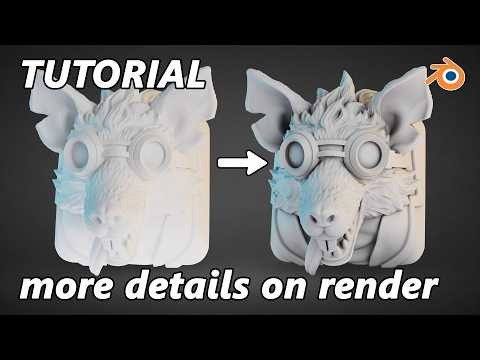 Fix flat looking renders in Blender using Ambient Occlusion