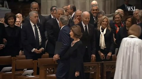 Bush, Biden and Others Arrive at Former Vice President Cheney’s Funeral