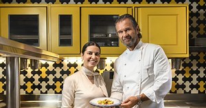 La pasta formato Cinque Cerchi di Carlo Cracco a 100 giorni da Milano Cortina 2026