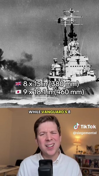 Britain’s biggest battleship vs Japan’s even bigger biggest battleship #ww2 #navy #battleship