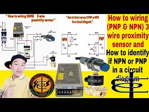 How to wiring 3wire proximity sensor & how to find npn or PNP in a diagram/Jude master TV tutorial