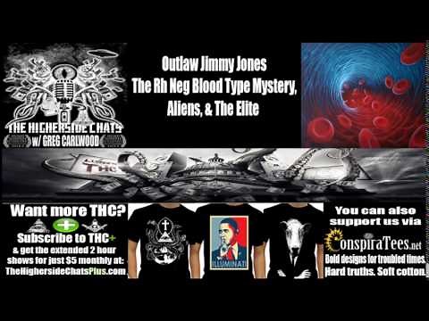 Outlaw Jimmy Jones | The Rh Neg Blood Type Mystery, Aliens, & The Elite