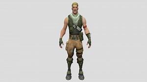 Jonesy (Fortnite Rigged) - Download Free 3D model by Cat Daddy Magic (@purreffecttees)