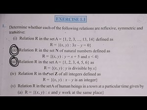 INTRODUCTION RELATION and FUNCTION 12TH NCERT MATHS || GENIUS LEARNING CLASSES