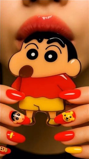 Cartoon characters eat ASMR✨#asmr #ai#shorts #usa #food