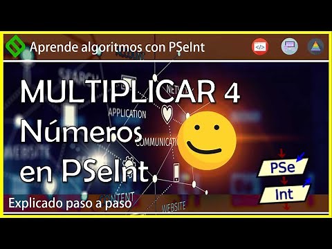 🔷 Algoritmo para MULTIPLICAR 4 números en PSeInt | ALGORITMO que multiplique 4 NÚMEROS en PSeInt 💡