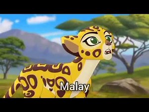 The lion guard baboons Multilanguage