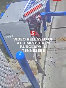 Video released on Friday show suspects using reportedly stolen pickup trucks to rip an ATM out of the ground. Police are still searching for suspects.