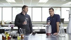 Deep, dark blueberry juice: Will it filter? In this #demo, engineers Rob and Austin put the eSpring™ system to the test with blueberry juice - quite different from tap water! Watch the video to see the result and learn more about our patented carbon block filter. #willitfilter REMEMBER: We did this in our lab so you don’t have to do it at home. Save your filter for your drinking water! | Amway UK & Ireland