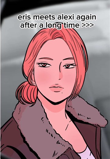 timeskip arc where eris and alexi have gone their separate ways and eris unexpectedly sees alexi on a billboard as the guitarist of a popular band #hangjamai #cai #yuri #wlw #wlwcouple