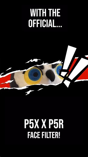 Persona5: The Phantom X (Official West) on Instagram: "Time to go all out! 👀 Join in the fun with this special P5X×P5R Face Filter, now available at the ATLUS West official TikTok account! 📱 Link: https://www.tiktok.com/effect/P5X×P5R-Cut-In-3572194707 Be sure to share your creations with us! 🦉"