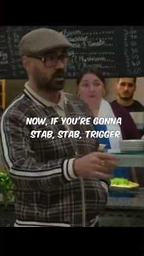 the gentlemen colin farrell cafe scene #thegentleman #movie #scene #shorts