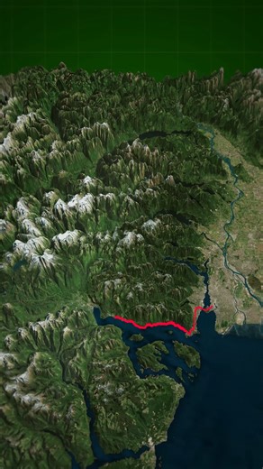 3D Travel map animation using Geolayers 3 andafter effect#travel #mapanimation #customizedmapping