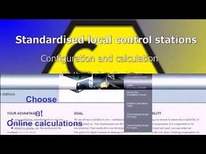 Online design and calculation of Ex e local control stations by Quintex