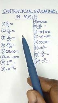 The Most Confusing Math Evaluations Ever! || Check Them Out