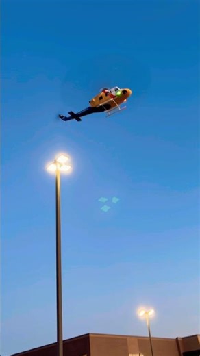 Flywing Bell 412 | Ace FC | Evening Flight | Nav Lights | Are They Bright Enough?🤔#fun #hobby #djrc