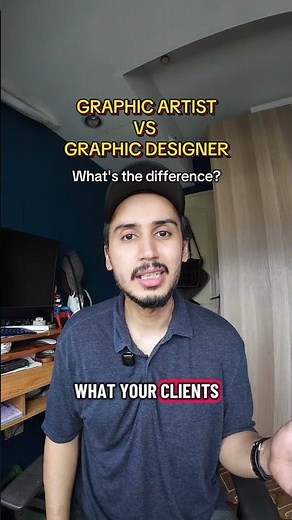 What is the difference between a graphic design and a graphic artist? #graphicdesigner