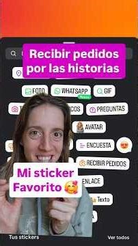 ¿Para qué sirve el sticker de pedidos en las historias? #Instagramtips #historiasquevenden