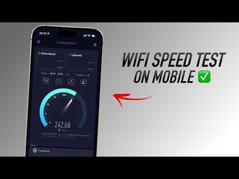 How To Check Wifi Speed on mobile