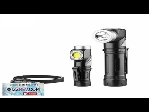 Linterna LED de cabeza recargable por USB en forma de L 2