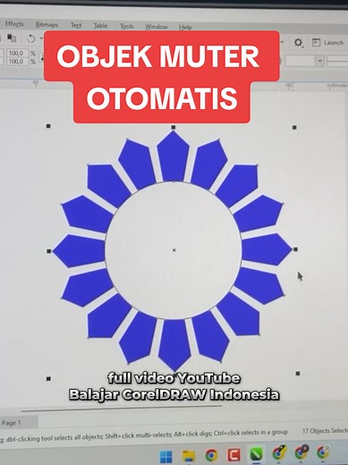 Tutorial Fit Object to Path di Corel Draw