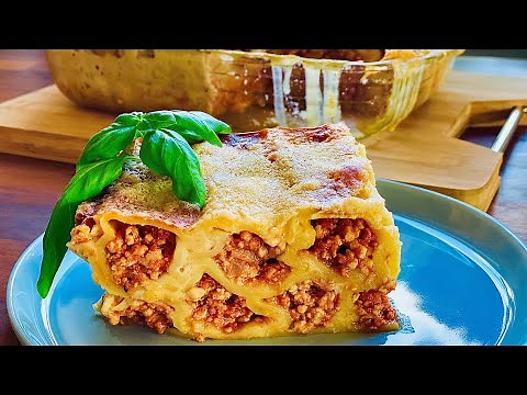 Cannellonis à la Viande Hachée et Sauce Béchamel Maison Facile