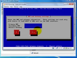 IPCOP INSTALLATION  (VirtualBox)