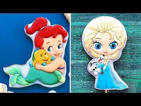 Cute Cookies Ideas | Amazing Disney Princess Cookies Decorating Tutorials | So Yummy Cookies