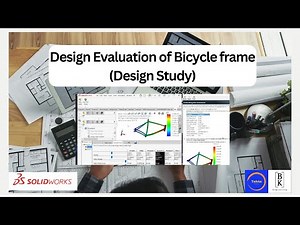 Design Evaluation of Bicycle Frame | Define Parameters , constrains & view results | Bk engineering