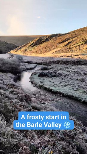 1K views · 27 reactions | ❄️ A FROSTY START IN THE BARLE VALLEY ❄️...