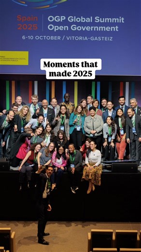 A year shaped by reformers across the world working for more open, accountable governments. See you in 2026. | Open Government Partnership