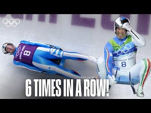 😳🇮🇹 SIX Medals Back To Back 🏅🥶 | Winter Olympics | Armin Zöggeler | Athlete Highlights