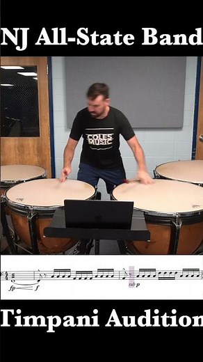 NJ All-State Timpani Audition Study