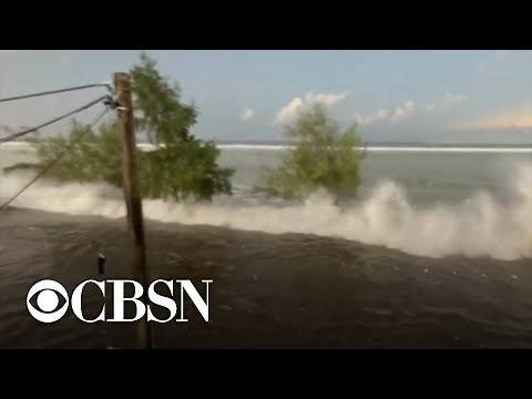Massive underwater volcano triggers tsunami, causing damage in Tonga