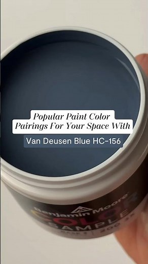 Whole Home Paint Color Palette featuring Van Deusen Blue HC-156