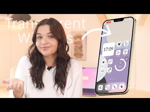 How to get Transparent Widgets on iPhone