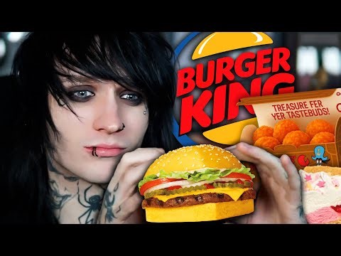 Trying NEW SpongeBob Krabby Patty Burger King Menu