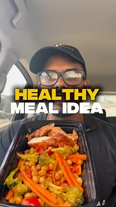 Healthy high protein, high fiber meal example that can fit any diet. Chickpeas, veggies, chicken breast with some cashews on the side as a snack. Like & Follow. Link in bio for audition coaching or PT. #mealprep #highproteinmeal #nutrition #trinidad #coach | Varoon Seepersad