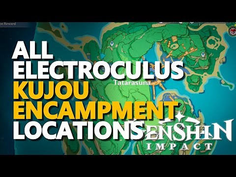 All Kujou Encampment Electroculus Genshin Impact
