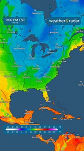 9.1K views · 76 reactions | Colder air is moving in! Keep an eye on the Weather & Radar app. | Weather & Radar International | Facebook