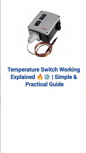 Temperature Switch Working Explained 🔥⚙️ | Simple & Practical Guide ‪@skillsetautomation‬