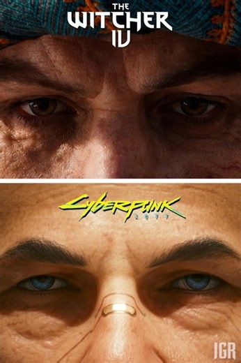 The Witcher 4 VS Cyberpunk 2077 - Graphics and Details Comparison
