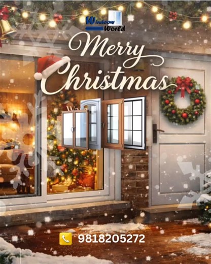 Windoow world(Prominance uPVC) on Instagram: "🎉🎉🎉🎉🎉🎊🎊🎊🎊🎊🎊🎊🎊🎊🎉🎉🎉🎉🎉🎉Warm wishes from the windoowworld team to all our viewers and followers. Marry Christmas 🎄 🎁 Upgrade Life,with a High premium Range of upvc windows and doors. We are providing slime line profile doors and windows, And upvc doors and windows with multiple Locking systems, multiple colour options If you are looking for a modern solutions for all your windows and doors kindly contact us @9818205272. 📍 #upvcwind
