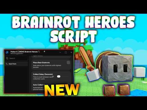 *NEW* Brainrot Heroes Script (PASTEBIN 2026) (AUTO BUY ,AUTO SELL , AUTO UPGRADE ,AUTO COLLET CASH )
