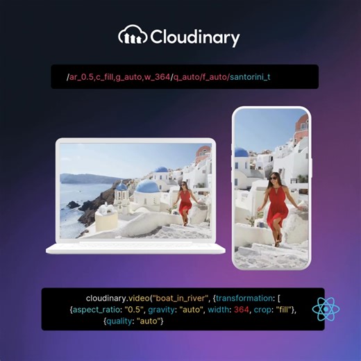 Build video-rich apps without over-engineering. Cloudinary's React SDK keeps things declarative, performant, and beautifully integrated. | Cloudinary