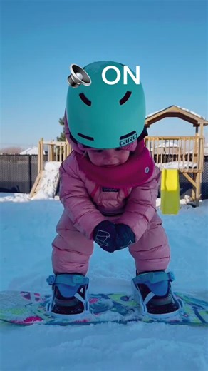 #havingfun #fyp #snowboard #snowboardgirl #quebec #fun #training #laught #baby #soundon #patagonia #giro #olympics #viral #toddler