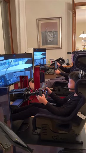 LPSIMU on Instagram: "Dad & Son dream setup 🥹🥰 We just built two amazing simulators for this incredible duo! Now they can train for their races together and challenge each other on track ⚡️ Contact us at contact@lpsimu.fr —— Le setup de rêve père & fils 🥹🥰 Nous venons de réaliser deux simulateurs incroyables pour ce duo passionné ! Ils peuvent désormais s’entraîner ensemble et s’affronter sur la piste ⚡️ Contactez nous sur contact@lpsimu.fr"