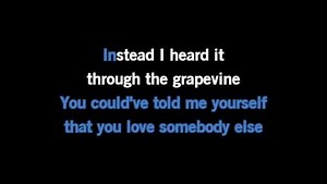 Karaoke I Heard It Through the Grapevine - Gladys Knight & The Pips - CDG, MP4, KFN - Karaoke Version