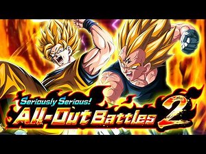 STAGE 2 VS. MAJIN VEGETA + SSJ2 ANGEL GOKU! SERIOUSLY SERIOUS! ALL-OUT BATTLES 2! (Dokkan Battle)