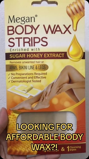 Experience the convenience of at-home waxing with Megan Sugar Honey Body Wax Strips!😊💛 Also available in Facial Wax Strips!✨ #MeganBeautyPH #StayYoungBeMegan #Waxing | Megan Beauty